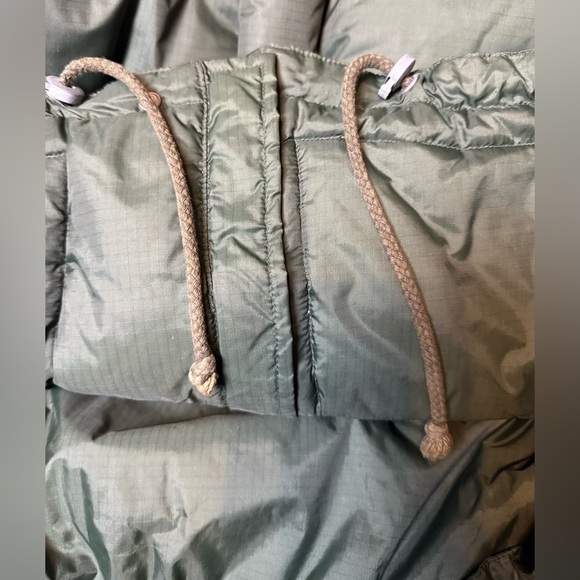 Abercrombie & Fitch Durable Warmth Down Puffer Coat Jacket Size Large Green EUC! - Picture 7 of 7